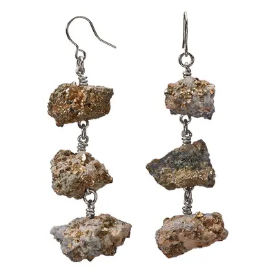 XXX Calcite/Pyrite Earrings