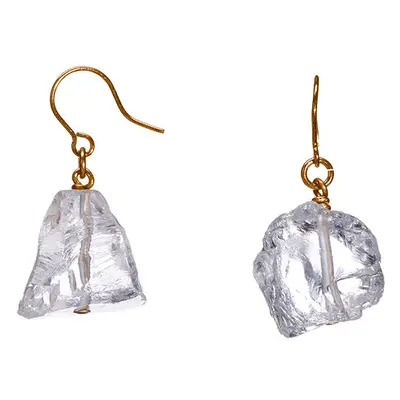 The Raw One Rough Quartz Earrings