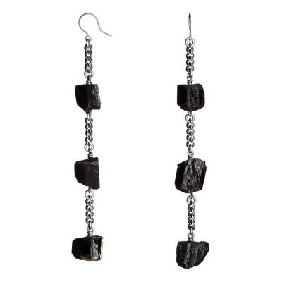 Longing Black Tourmaline Earrings