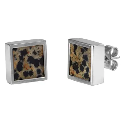 Mondrian Stud Earrings Dalmatian