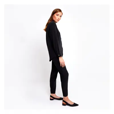 Ripley Black Silk Pants