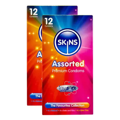 Skins Assorted Condoms - 24 Pack