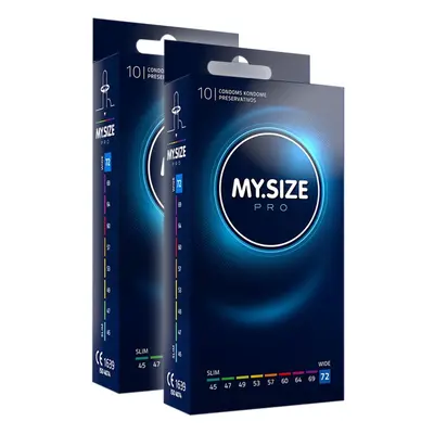 MY.SIZE Pro 72mm Condoms - 20 Pack