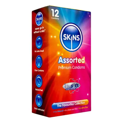 Skins Assorted Condoms - 12 Pack