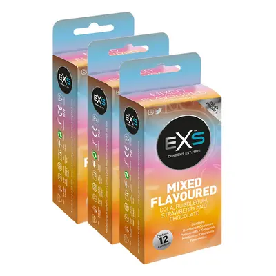 EXS Mixed Flavoured Condoms - 36 Pack