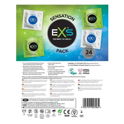 EXS Sensation Pack Condoms (24 Pack)