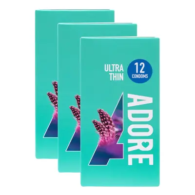 Adore Ultra Thin Condoms - 36 Pack