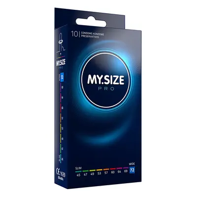 MY.SIZE Pro 72mm Condoms - 10 Pack