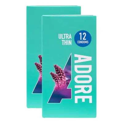 Adore Ultra Thin Condoms - 24 Pack