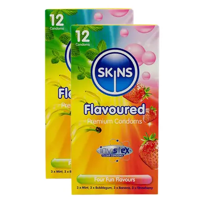 Skins Flavoured Condoms - 24 Pack