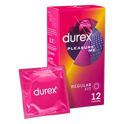 Durex Pleasure Me Ribbed & Dotted Condoms - 12 Pack