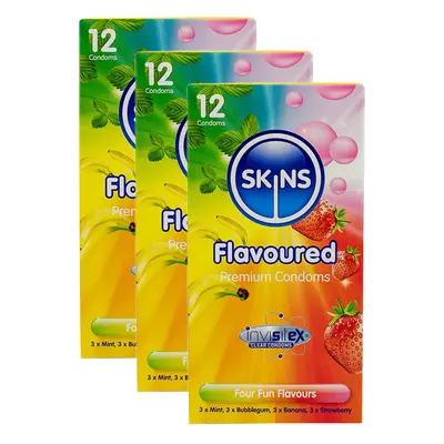 Skins Flavoured Condoms - 36 Pack