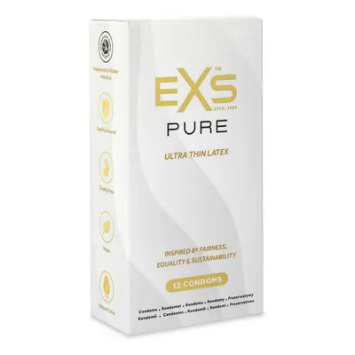 EXS Pure Ultra Thin Latex Condoms - 12 Pack