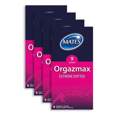 Mates Orgazmax Condoms - 36 Pack