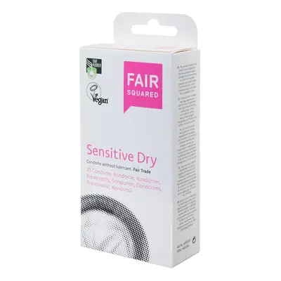 Fair Squared Sensitive Dry Condoms - 10 Pack