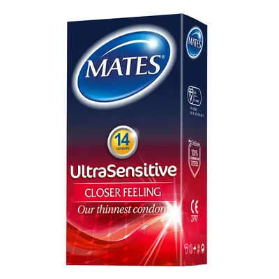 Mates Ultra Sensitive Condoms (14 Pack)