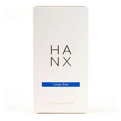 Hanx Condoms - Large Size - 10 Pack