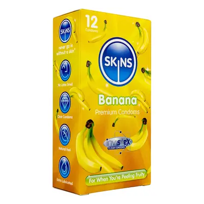 Skins Banana Condoms - 12 Pack