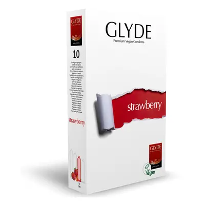 Glyde Strawberry Condoms - 10 Pack