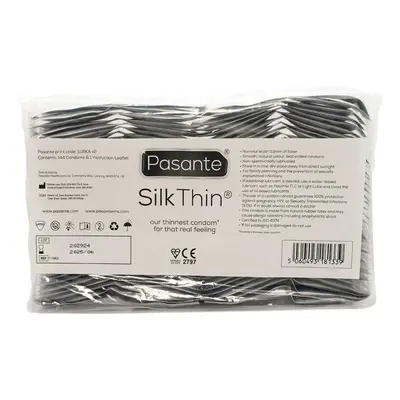 Pasante Silk Thin Condoms - 144 Pack