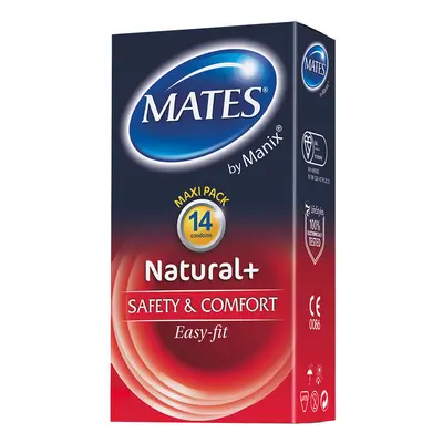 Mates Natural Condoms - 14 Pack