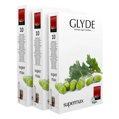 Glyde Supermax Condoms - 30 Pack