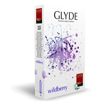 Glyde Wildberry Condoms - 10 Pack