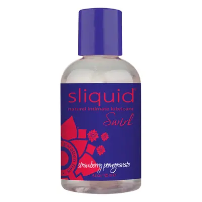 Sliquid Natural Intimate Lubricant Swirl Strawberry Pomegranate - 125ml