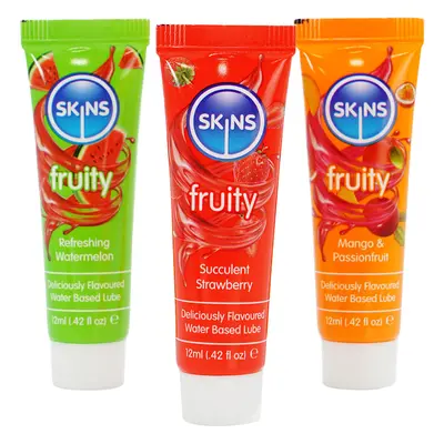 Skins Fruity Lubes (3 x 12ml Tubes)