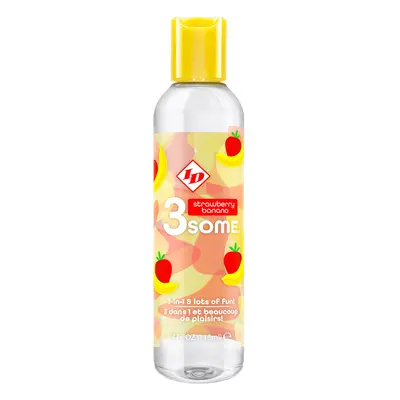 ID Lube 3some 3-in-1 Lubricant Strawberry Banana (118ml)