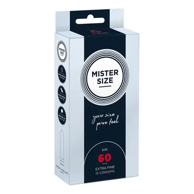 MISTER SIZE 60mm Condoms - 10 Pack