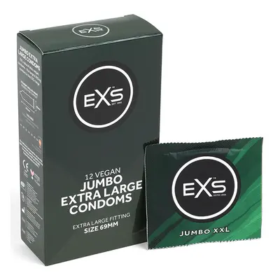 EXS Jumbo Extra Large Condoms - 12 Pack