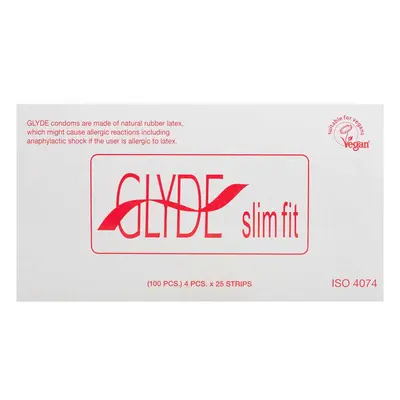 Glyde Slim Fit Condoms - 100 Pack