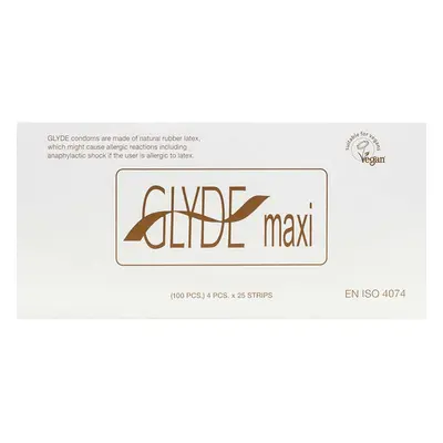 Glyde Maxi Condoms - 100 Pack