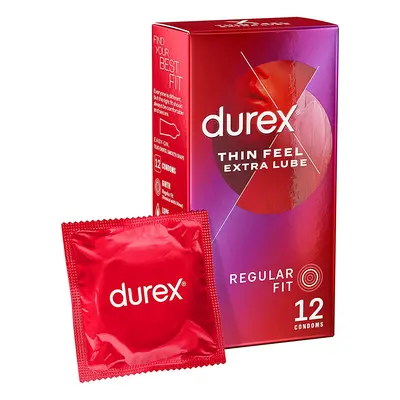 Durex Thin Feel Extra Lubricated Condoms - 12 Pack