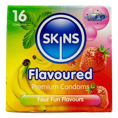 Skins Flavoured Condoms - 16 Pack