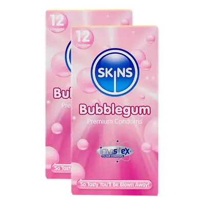 Skins Bubblegum Condoms - 24 Pack