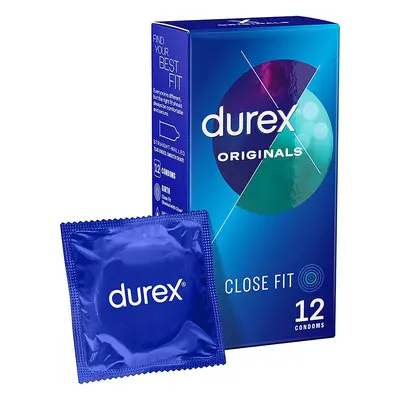 Durex Originals Condoms - 12 Pack Multipack. Latex Condoms Are Pre-Lubricated With Silicone Lube