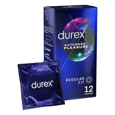 Durex Extended Pleasure Condoms - 12 Pack Multipack Regular Fit