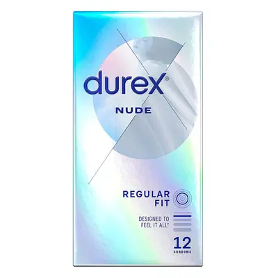 Durex Nude Regular Fit Condoms - 12 Pack