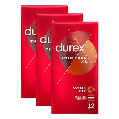 Durex Thin Feel XL Wide Fit Condoms - 36 Pack