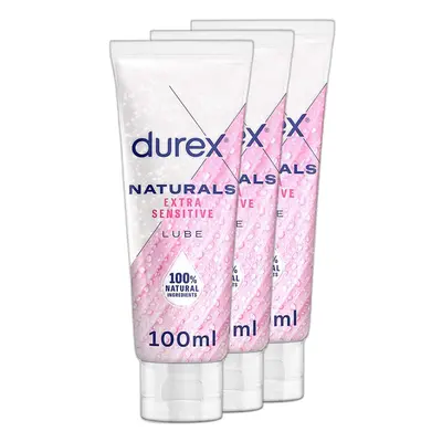 Durex Naturals Extra Sensitive Lube (100ml) - 3x 100ml