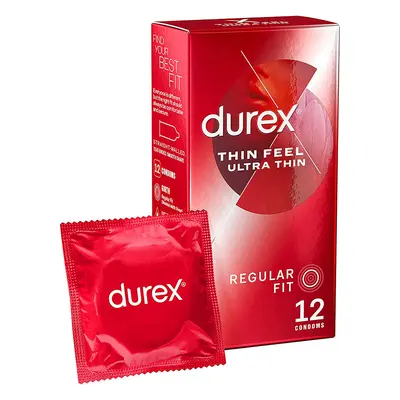 Durex Thin Feel Ultra Thin Condoms - 12 Pack