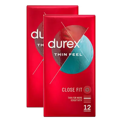 Durex Thin Feel Close Fit Condoms - 24 Pack