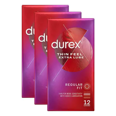 Durex Thin Feel Extra Lubricated Condoms - 36 Pack