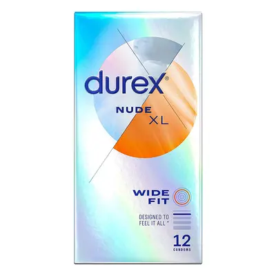 Durex Nude XL Wide Fit Condoms - 12 Pack