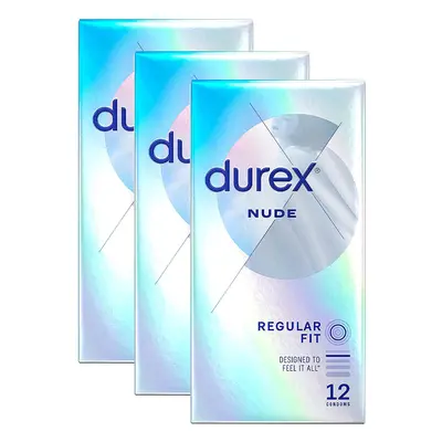 Durex Nude Regular Fit Condoms - 36 Pack