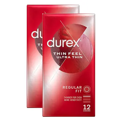 Durex Thin Feel Ultra Thin Condoms - 24 Pack