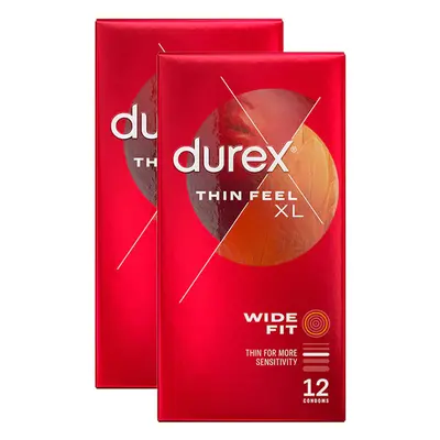 Durex Thin Feel XL Wide Fit Condoms - 24 Pack