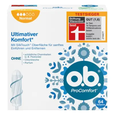 OB ProComfort Normal Tampons - 64 pcs